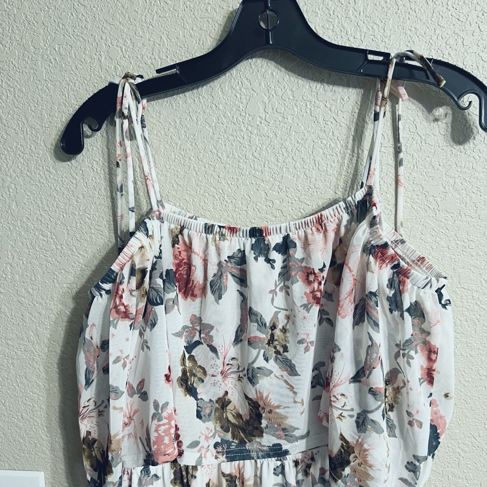 Maternity 3 way dress! Floral Off-Shoulder Maxi Dress - Picture 5 of 8